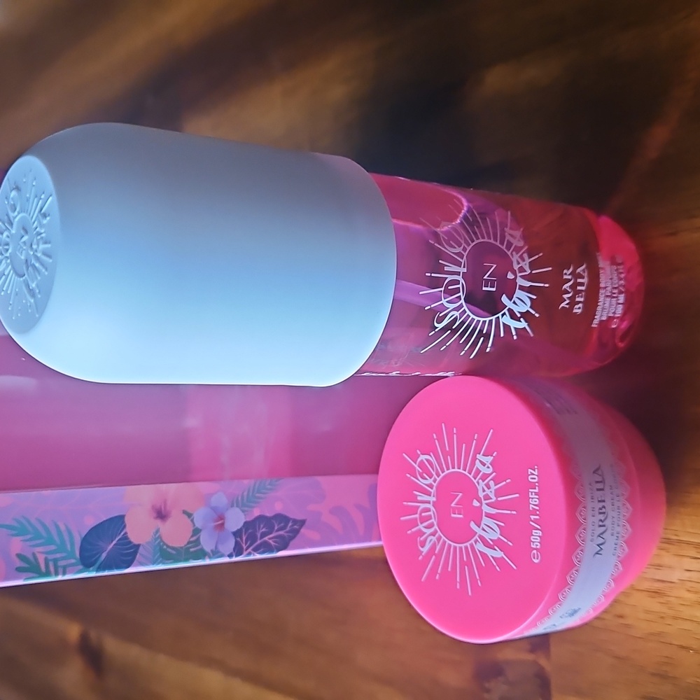 Solo En Ibiza Mar Bella Fragrance Body Mist & Cream.